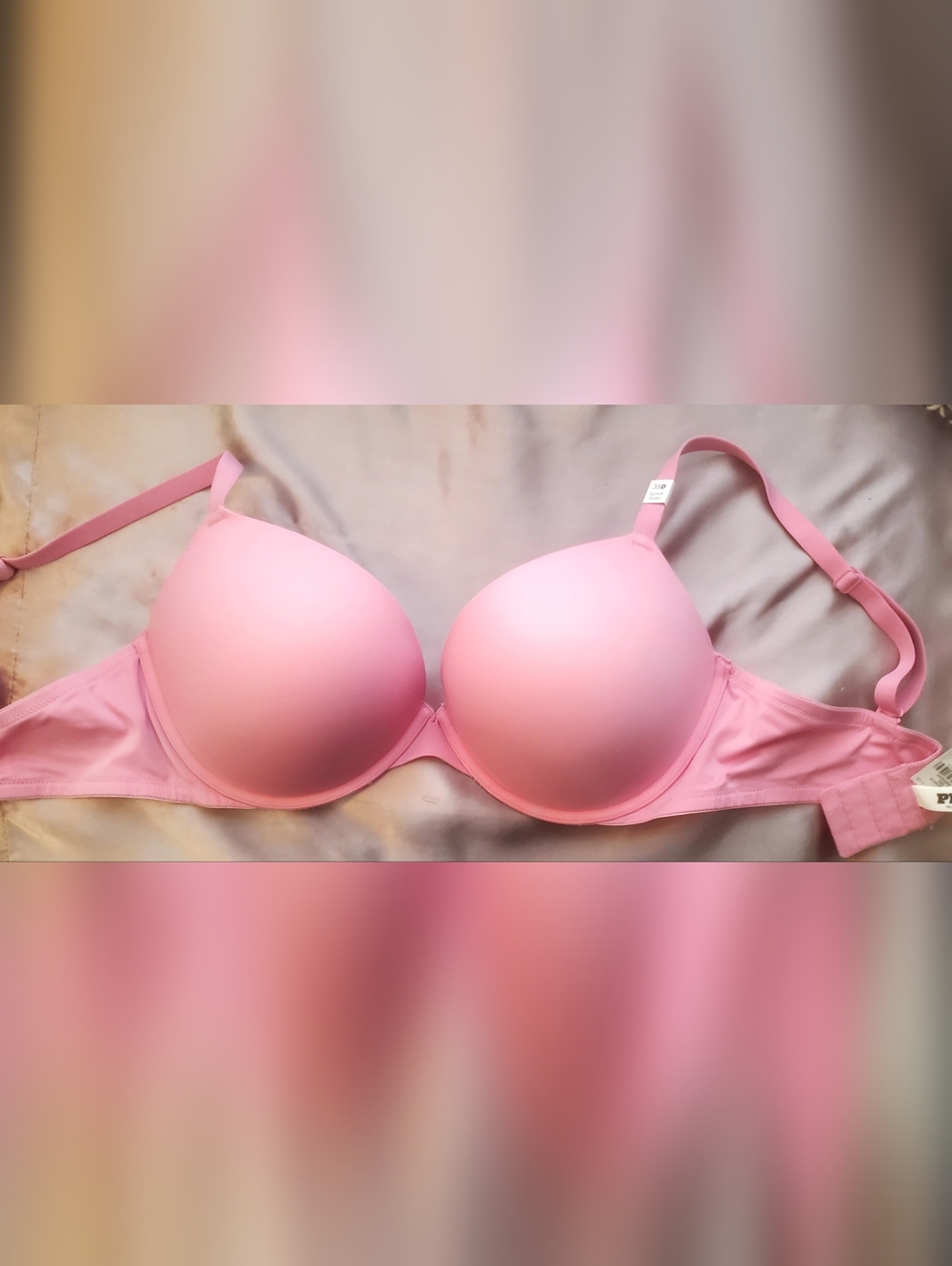 NWT PINK Victoria's Secret Light Pink Molded Super Push-Up Bra